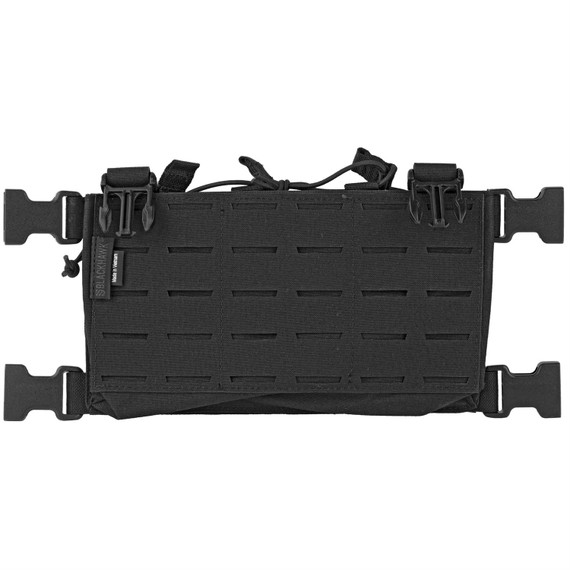 BLACKHAWK Foundation 37FS12BK, Placard MOLLE with Kangaroo, Nylon, Black 37FS12BK