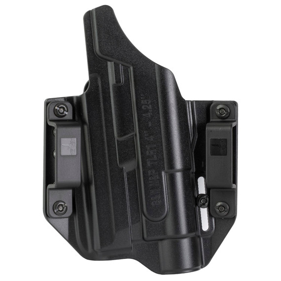 Bravo Concealment BCA Light Bearing, OWB Concealment Holster, 1.5 in Belt Loops, Fits S&W M&P 9/40 Full Size w/Streamlight TLR-1, Right Hand, Black, Polymer BC30-1007
