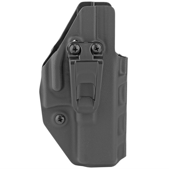 Crucial Concealment Covert IWB 1018, Inside Waistband Holster, Ambidextrous, Kydex, Black, Fits Glock 19 1018