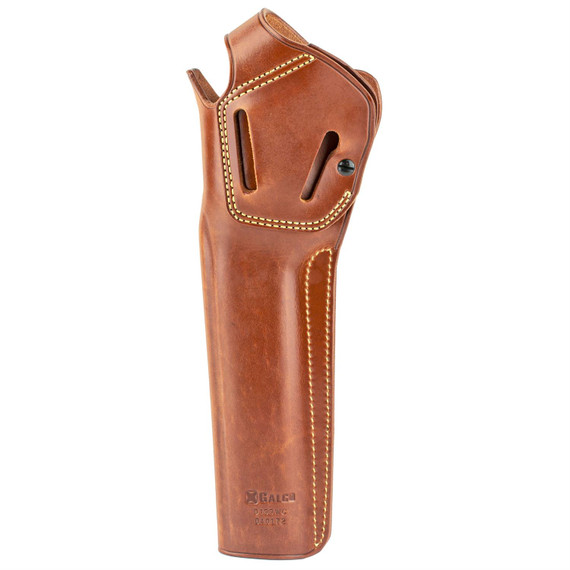 Galco DAO Holster (FOR LONG BARRELS), Can be worn STRONGSIDE/CROSSDRAW, Belt Holster for Belts up to 1.75 in Wide, Right Hand, Fits S&W X FR 460/X FR 500 w/8.375 in Barrels, Tan Leather DAO172