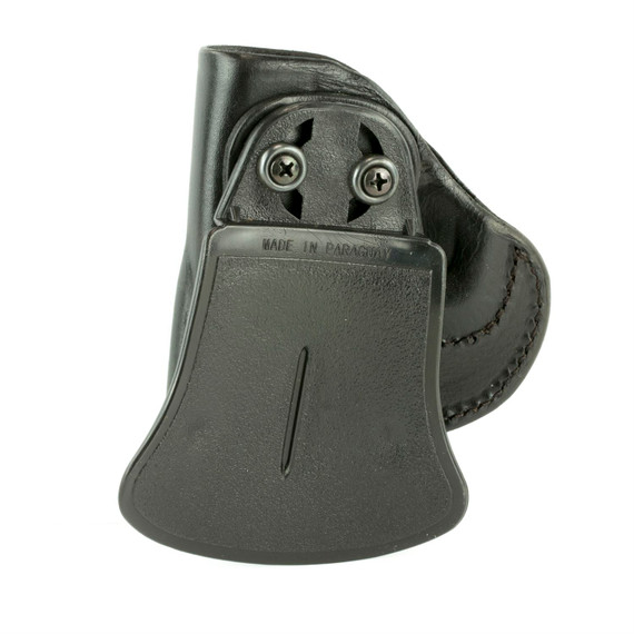 Tagua PD2R PD2R-200, Paddle Holster, Right Hand, Black, 5 in, Colt Govt, Leather PD2R-200