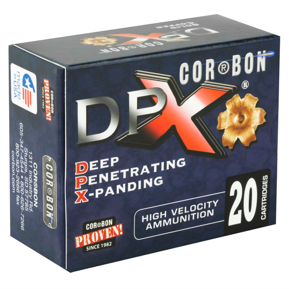CorBon Deep Penetrating X Bullet DPX10155, 10MM, 155 Grain, Barnes X, 20 Round Box DPX10155