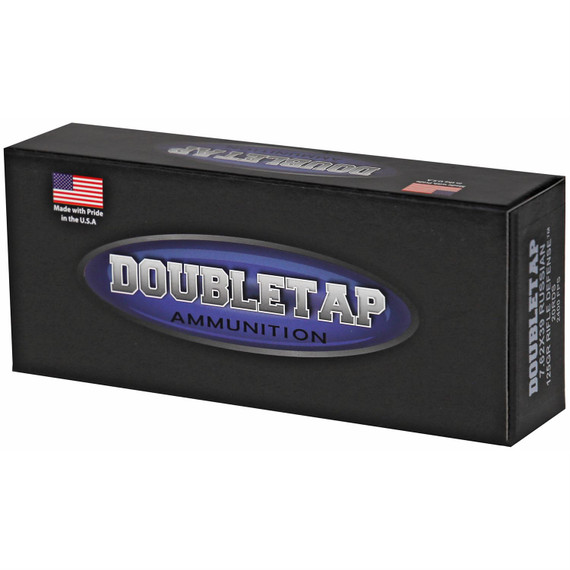 DoubleTap Ammunition Rifle Defense 739125RD, 7.62X39, 125Gr, Solid Copper HollowPoint, 20 Round Box 739125RD