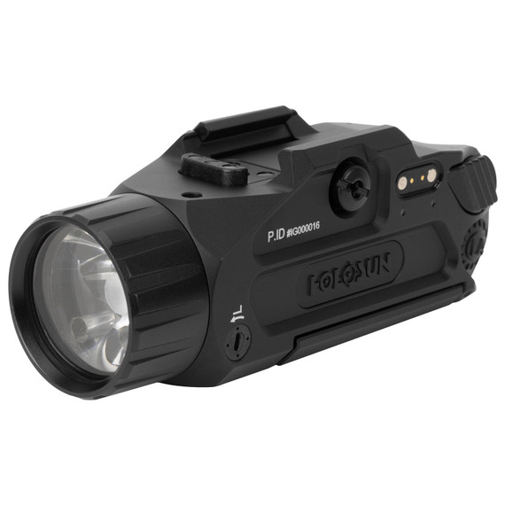 Holosun PIDDUAL Positive Identification Device Dual Black Anodized Green/Infrared Laser 400/800 Lumens White Light LED
