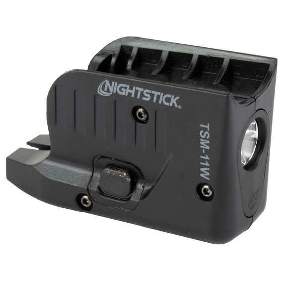 Nightstick TSM-11W TSM-11W, Subcompact Tactical Weapon-Mounted Light, Fits Glock 42/43/43X/48, 150 Lumens, Black