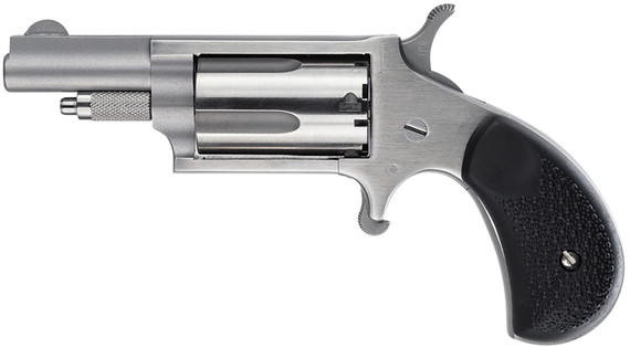 North American Arms 22MGRCHSS Mini- Carry Combo 22 WMR 5 Shot 1.63 in Barrel, Stainless Steel Barrel/Cylinder/Frame, Black Rubber Grip, Includes Exclusive, Holster Package , Revolver