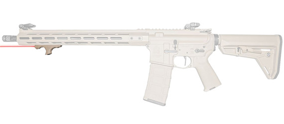 Viridian 9120061 HS1 AR Hand Stop Red Laser with Pic Rail Adapter HS Series Flat Dark Earth