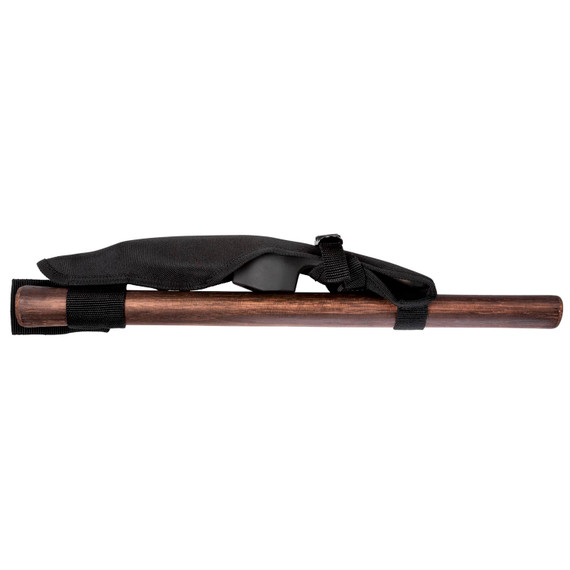 CRKT 2738 Chogan Mattock 2.14 1055 Carbon Steel Blade, Fire Treated Tennessee Hickory Handle, 19 OAL
