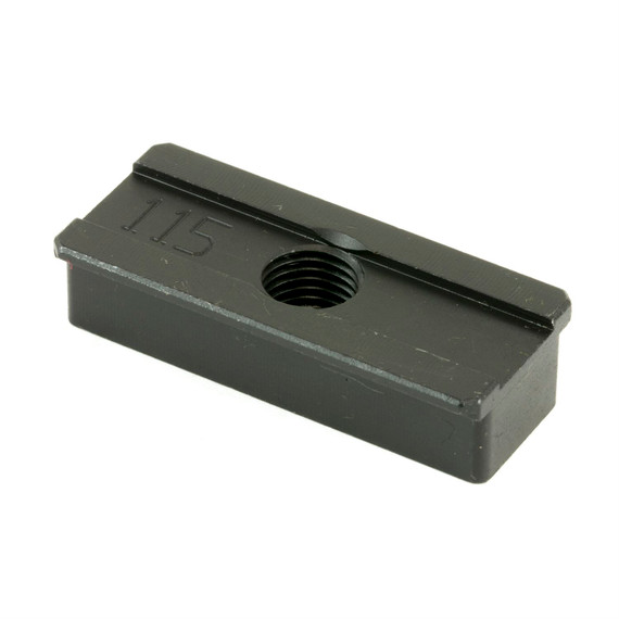 MGW Armory Universal Sight Tool Shoe Plate MGWSP115, For Glock 42 and 43, Use With RangeMaster Universal Tool SP800, Black Finish MGWSP115