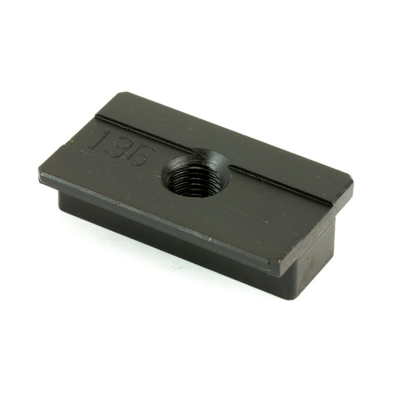 MGW Armory Universal Sight Tool Shoe Plate MGWSP136, For HK VP9, Use With RangeMaster Universal Tool SP800, Black Finish MGWSP136