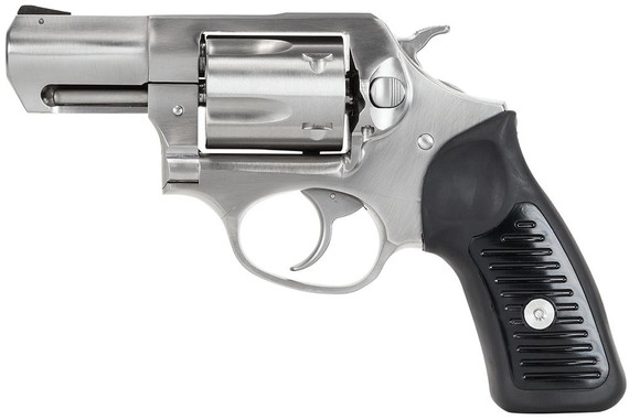 Ruger 5718 SP101 357 Mag 5rd 2.25 in Satin Stainless Steel Barrel, Cylinder & Frame, Black Rubber Grip, Transfer Bar Safety, Exposed Hammer , Revolver