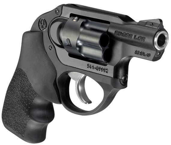 Ruger 5401 LCR Small Frame 38 Special +P 5rd 1.87 in Matte Black Steel Barrel, Black PVD Cylinder,Matte Black Aluminum Frame, Hogue Tamer Monogrip Grip, Concealed Hammer , Revolver