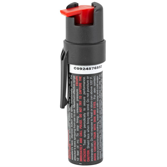 Sabre Ruger RU-22G, Compact Pepper Gel with Clip, Black RU-22G