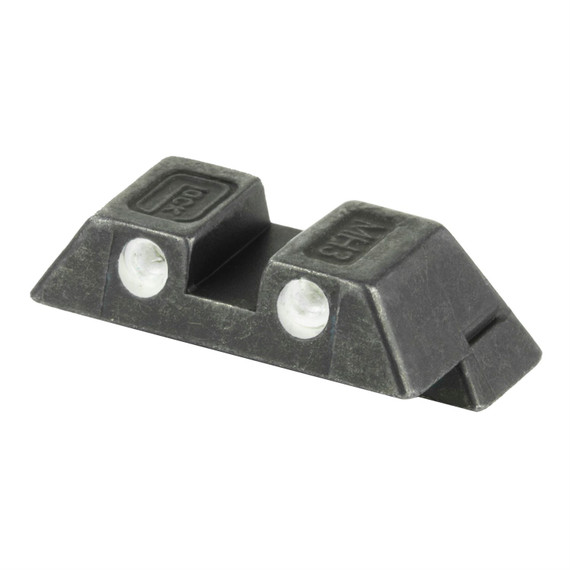 Glock OEM Night Sight NR17G24, 6.5mm, Fits All Glocks Except 42/43, Green Dot, Fixed, Rear Only NR17G24