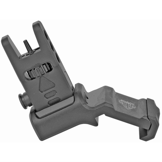 Leapers MT-745, Inc. - UTG Accu-Sync, AR15 45 Degree Offset Flip-up Front Sight, Black MT-745