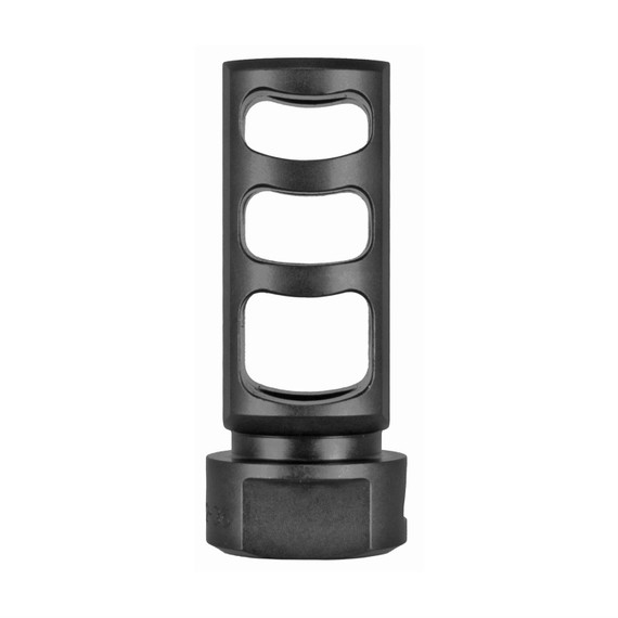 Fortis Manufacturing 9MM-RED-M2-28, Inc. RED Brake, Muzzle Brake, 9MM/350 Legend, 1/2x28, Black Nitride Finish 9MM-RED-M2-28
