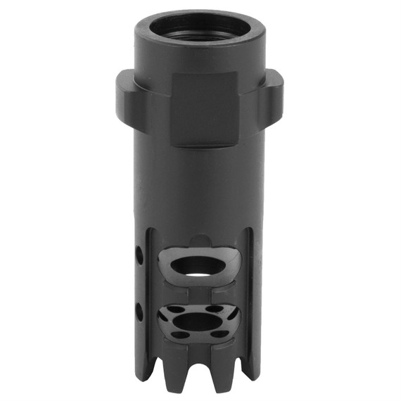 Gemtech QUICKMOUNT 12155, Carbon Cutting Muzzle Brake, 7.62NATO, 5/8X24, Black Finish 12155
