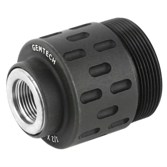 Gemtech Threaded Rear Mount 12172, 1/2X28, Black Finish 12172