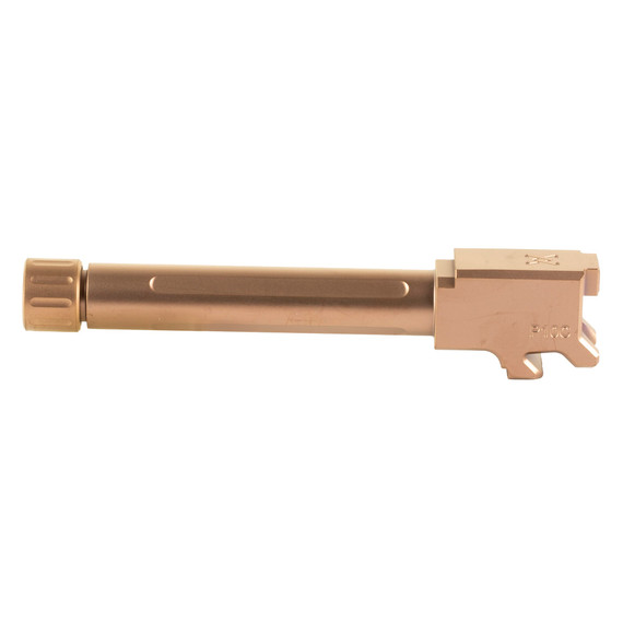True Precision Barrel TP-P10CB-XTC, 9MM, Copper, Thread Protector, Threaded, CZ P-10C TP-P10CB-XTC