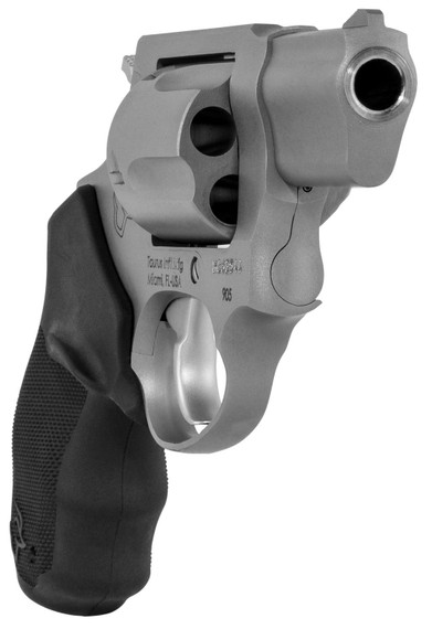 Taurus 2905029 905 9mm Luger 5rd 2 in Barrel, Overall Matte Finish Stainless Steel, Finger Grooved Black Rubber Grip & Fixed Sights , Revolver