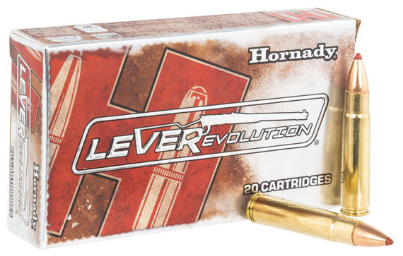 Hornady 82735 LEVERevolution 35Rem 200gr Flex Tip eXpanding 20 Per Box/10 Case Centerfire, Rifle Ammunition