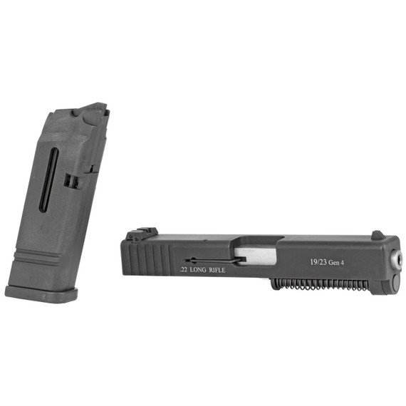 Advantage Arms Conversion Kit AAG19-23 G4, 22LR, 4.02 in Barrel, Fits Glock Generation 4 19/23, Black Finish