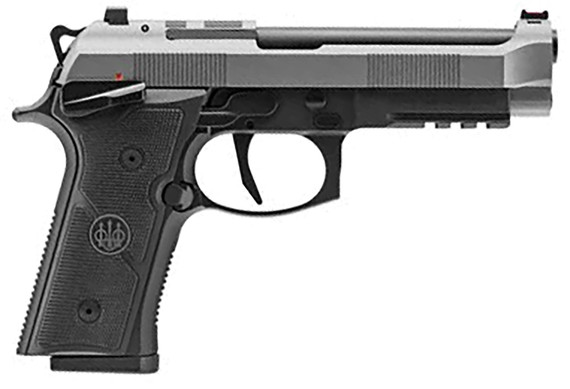 Beretta J92FSR915 92XI 9mm Luger 15+1 4.70 Black Combat Crown Barrel, Cerakote Stainless Optic Ready/Serrated Slide, Black Anodized Aluminum Frame w/Pic Rail & Beavertail, Black Poly Grips, Pistol