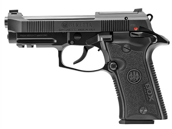 Beretta J80XBLK10 80X Cheetah Micro-Compact Frame 380 ACP 10+1 3.90 Barrel, Black Optic Ready/Serrated Alloy Steel Slide, Black Anodized Aluminum Frame w/Beavertail & Pic Rail, Black Vertec Grip, Pistol
