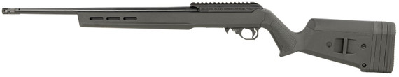 Black Rain Ordnance BRO22HBLK Hunter Full Size 22 LR 10+1 18 in Blued Threaded Chrome-Moly Steel Barrel, Blued Aluminum w/Accessory Rail Receiver, Black Magpul X-22 Hunter Stock, Right Hand, Rifle