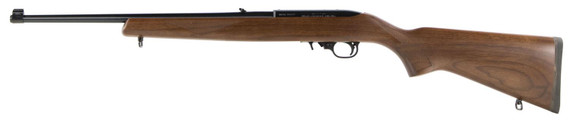 Ruger 1102 10/22 Sporter Full Size 22 LR 10+1 18.50 in Satin Black Alloy Steel Barrel, Aluminum Receiver, Fixed American Walnut Stock, Right Hand, Rifle