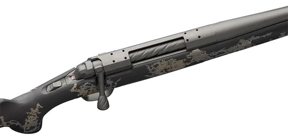 Browning 035583288 X-Bolt Mountain Pro Tungsten SPR 28 Nosler 3+1 22 in Fluted, Tungsten Cerakote Barrel/Rec, Carbon Fiber Stock With Accent Graphics, Recoil Hawg Muzzle Brake