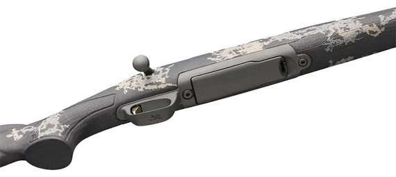 Browning 035583298 X-Bolt Mountain Pro SPR 7mm PRC 3+1 20 Burnt Bronze Cerakote Spiral Fluted Threaded Barrel, Drilled & Tapped Stainless Steel Receiver, Pic Rail Forend, Fixed Accent Graphics Carbon Fiber Stock, Rifle