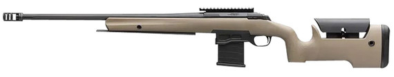 Browning 035587291 X-Bolt Target Max Competition Lite 6mm Creedmoor 10+1 22 in Matte Blued 4.49 in Fluted Barrel, Matte Blued Steel Receiver, FDE Max Adj Comb Stock, Rifle