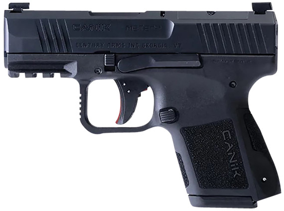 Canik HG7651N Mete MC9 9mm Luger 10+1 3.18 Black Steel Barrel, Tennifer w/Black Cerakote Optic Ready/Serrated Slide, Black Poly Frame w/Pic Rail, Black Poly Grips, Pistol