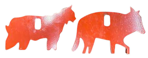Champion Targets 44924C Impact Steel Animal Targets 4 Pack