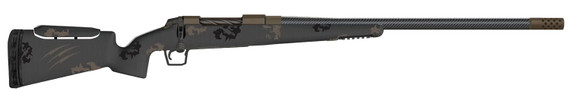 Fierce FCRFP65PRC22MM Carbon Rival FP 6.5 PRC 3+1 (Hinged Floor Plate) 22 C3 Carbon Fiber, Midnight Bronze Steel Rec, Trophy Camo Carbon Fiber Rival Stock with Adj. Cheek Piece, Radial TI Muzzle Brake, Bix & Andy Adj. Trigger, Rifle