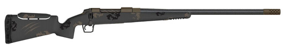 Fierce FCRFP68WES22MM Carbon Rival FP 6.8 Western 3+1 (Hinged Floor Plate) 22 C3 Carbon Fiber, Midnight Bronze Steel Rec, Trophy Camo Carbon Fiber Rival Stock with Adj. Cheek Piece, Radial TI Muzzle Brake, Bix & Andy Adj. Trigger, Rifle