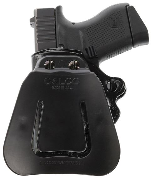 Galco SM2266RB Speed Master 2.0 OWB Black Leather Paddle Fits Kimber/Springfield 1911 4, Colt/SW1911SC/Para USA 4 1/4 Right Hand, Holster