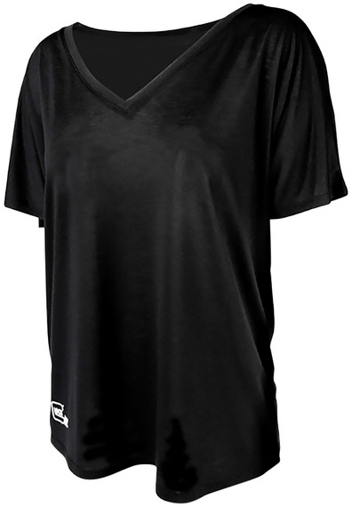 Glock AP960353 Glock Girl Relaxed Black Pre-Shrunk Cotton Short Sleeve V-Neck XL, Graphic Tee