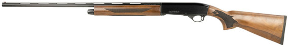 Hatfield Gun Company USA410W SAS Full Size 410 Gauge Semi-Auto 3 4+1 28 Blue Oxide Smooth Bore/Vent Rib Barrel, Gloss Black Anodized Aluminum Receiver, Fixed Turkish Walnut Stock, Shotgun