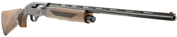 Hatfield Gun Company USA410W SAS Full Size 410 Gauge Semi-Auto 3 4+1 28 Blue Oxide Smooth Bore/Vent Rib Barrel, Gloss Black Anodized Aluminum Receiver, Fixed Turkish Walnut Stock, Shotgun