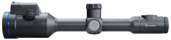 Pulsar PL76572 Thermion Duo DXP55 Thermal Rifle Scope Black Anodized 2-16x50 Thermal/4-32x35 Digital Multi Reticle 640x480, 50Hz Resolution
