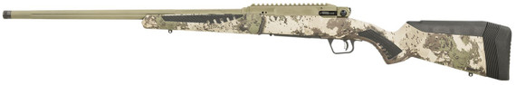 Savage 58023 Impulse Big Game Full Size 243 Win 4+1 22 Hazel Green Cerakote Fluted Threaded Barrel, Hazel Green Cerakote Aluminum Receiver w/Pic Rail, Woodland Camo Adj AccuStock Synthetic Stock, Ambi, Rifle