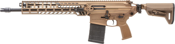Sig Sauer RSPEAR76216B MCX Spear 7.62x51mm NATO 20+1 16 Barrel, SLX/SLH QD Flash Hider, Coyote Cerakote Finish, M-LOK Free-Float Handguard, Magpul Coyote Synthetic SL-K Fold Stock, Coyote Poly Grip, Rifle