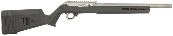 Tactical Solutions ATEGMGBMBLK X-Ring VR 22 LR 10+1 16.50 Gunmetal Gray Target Crown Barrel, Gun Metal Gray w/ Attached Scope Rail Receiver, Black Magpul X-22 Hunter Stock, Ambi, Rimfire Rifle