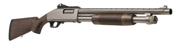 Tokarev USA 21000411 TX3 20 Gauge 18.50 3 5+1, Nickel Metal Finish, Turkish Walnut Stock, Fiber Optic & Ghost Ring Sight (Accepts Mossberg 590 Furniture), Shotgun