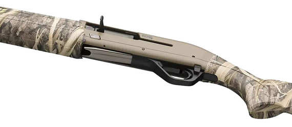 Winchester 511310292 SX4 Hybrid Hunter 12 Gauge 3.5 Chamber 4+1 2.75 28, FDE Cerakote Rec/Barrel, Mossy Oak Shadow Grass Habitat Furniture, TruGlo Fiber Optic Sight Left Hand, Shotgun