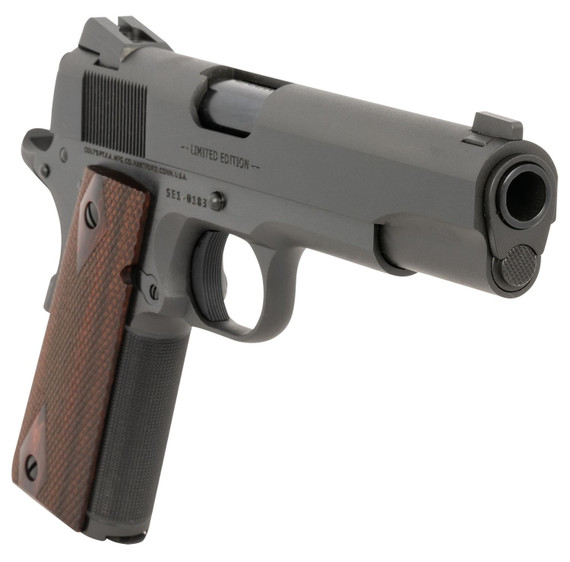 Colt Mfg O1911SE-A1 Government Limited Edition 45 ACP 7+1 5 Blued National Match Barrel, Blued Serrated Steel Slide & Frame w/Beavertail, Double Diamond Checkered Rosewood Grip, Ambi, Pistol