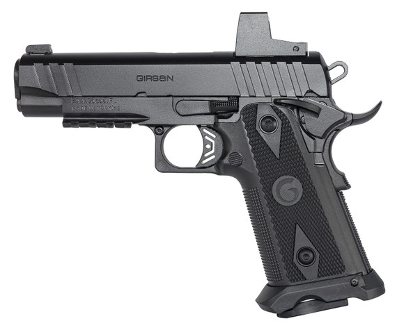 Girsan 395000 Witness2311 10mm Auto 15+1 5 Black Steel Barrel, Black Optic Ready/Serrated Steel Slide, Black Poly Frame w/Beavertail & Pic Rail, Black Checkered Poly Grip, Ambi, Pistol