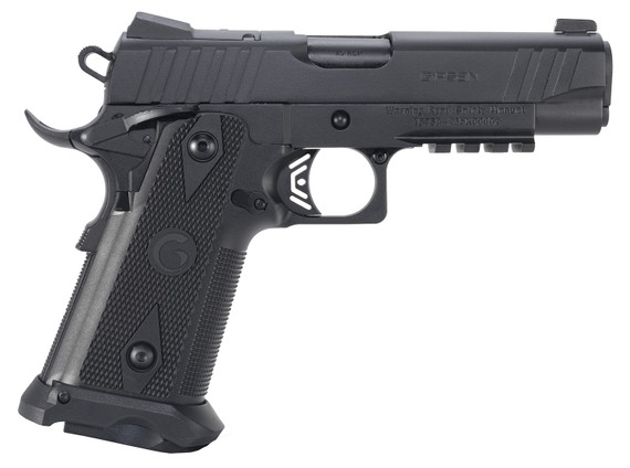 Girsan 395050 Witness2311 45 ACP 11+1 4.25 Black Steel Barrel, Black Serrated Steel Slide, Black Poly Frame w/Beavertail & Pic Rail, Black Checkered Poly Grip, Ambi, Pistol